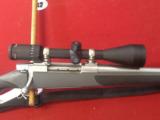 Stainless 7mm mag weatherby vanguard with 4x12 ziess scope as new beautiful hunting gun - 2 of 9