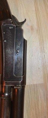 Rare factory engraved deluxe marlin model 24 12 ga pump shotgun - 3 of 18