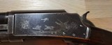 Rare factory engraved deluxe marlin model 24 12 ga pump shotgun - 5 of 18