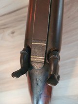 Gorgeous engraved rare Ohio maker Peter Neff dbl 12ga percussion sxs hammer shotgun - 18 of 20