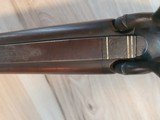Gorgeous engraved rare Ohio maker Peter Neff dbl 12ga percussion sxs hammer shotgun - 15 of 20