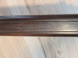 Gorgeous engraved rare Ohio maker Peter Neff dbl 12ga percussion sxs hammer shotgun - 16 of 20