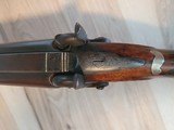 Gorgeous engraved rare Ohio maker Peter Neff dbl 12ga percussion sxs hammer shotgun - 13 of 20