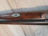 Gorgeous engraved rare Ohio maker Peter Neff dbl 12ga percussion sxs hammer shotgun - 7 of 20