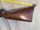 Gorgeous engraved rare Ohio maker Peter Neff dbl 12ga percussion sxs hammer shotgun - 5 of 20