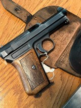 Nice ww2 4th armored div mauser model 1914 surrendered pistol rig 2 mags bring back - 1 of 16