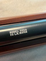 Rare like new Harrington Richardson model 5200 heavy brl 22lr target rifle like Winchester model 52 - 3 of 16