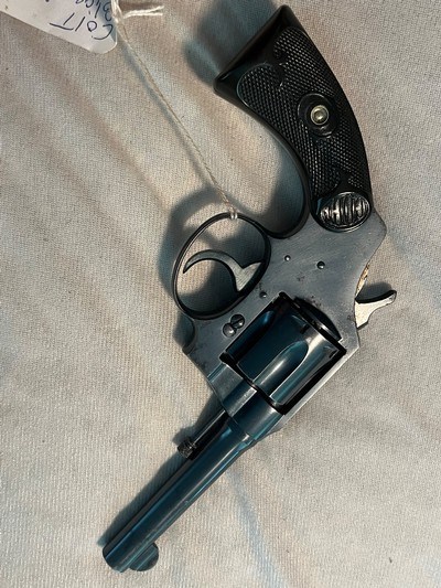 Like new condition original Colt police +38 4 inch with original early police pocket holster