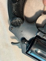 Like new condition original Colt police +38 4 inch with original early police pocket holster - 3 of 16