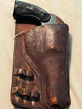 Like new condition original Colt police +38 4 inch with original early police pocket holster - 14 of 16