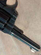 Like new condition original Colt police +38 4 inch with original early police pocket holster - 4 of 16