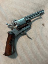 Belgian or French folding trigger pinfire revolver - 2 of 9