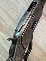 Original Winchester model 1873 with original tank site 32–20 caliber - 8 of 20