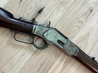 Original Winchester model 1873 with original tank site 32–20 caliber
