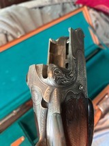 Absolutely beautiful hand made engraved Christian Haan o/o 12 ha game gun 1930s manf - 7 of 20