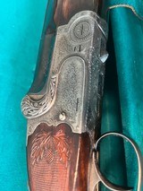 Absolutely beautiful hand made engraved Christian Haan o/o 12 ha game gun 1930s manf - 17 of 20