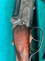 Absolutely beautiful hand made engraved Christian Haan o/o 12 ha game gun 1930s manf - 16 of 20
