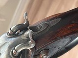 Very nice extremely rare American arms side swing 10 gauge hammer shotgun double barrel made in Boston, Massachusetts - 14 of 18