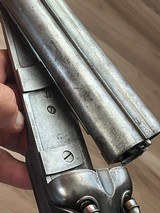 Very nice extremely rare American arms side swing 10 gauge hammer shotgun double barrel made in Boston, Massachusetts - 1 of 18