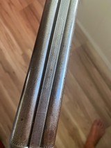 Very nice extremely rare American arms side swing 10 gauge hammer shotgun double barrel made in Boston, Massachusetts - 4 of 18