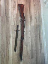 Nice original marine vet bring back ww2 arisaka type 99 sling dust cover bayonet