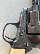 Untouched cowboy gun 1st gen colt saa 41cal origl steer head carved ivory - 16 of 20