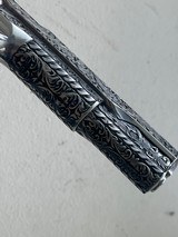 Outstanding engraved clot stainless gold cup with antique carved ivory grips - 18 of 20