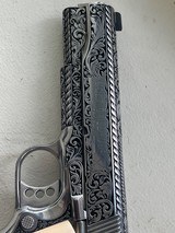 Outstanding engraved clot stainless gold cup with antique carved ivory grips - 7 of 20