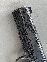 Outstanding engraved clot stainless gold cup with antique carved ivory grips - 2 of 20