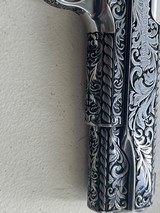 Outstanding engraved clot stainless gold cup with antique carved ivory grips - 12 of 20