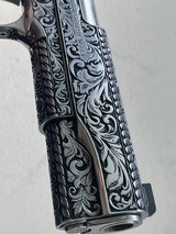 Outstanding engraved clot stainless gold cup with antique carved ivory grips - 17 of 20