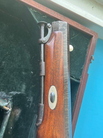 Incredible cased pair of Mortimer percussion belt pistols - Image 10 of 14