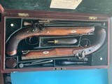 Incredible cased pair of Mortimer percussion belt pistols - 1 of 14