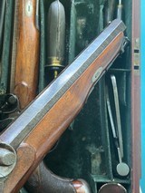 Incredible cased pair of Mortimer percussion belt pistols - 6 of 14