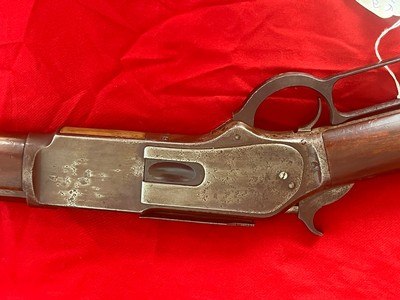Real buffalo cowboy Winchester 1876 Swiss butt cheek piece patch box 45-75 cal - Image 9 of 19