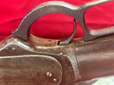 Real buffalo cowboy Winchester 1876 Swiss butt cheek piece patch box 45-75 cal - Image 12 of 19