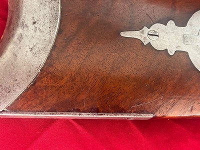 Real buffalo cowboy Winchester 1876 Swiss butt cheek piece patch box 45-75 cal - Image 5 of 19