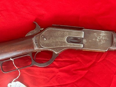 Real buffalo cowboy Winchester 1876 Swiss butt cheek piece patch box 45-75 cal - Image 3 of 19