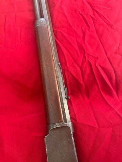 Real buffalo cowboy Winchester 1876 Swiss butt cheek piece patch box 45-75 cal - Image 17 of 19
