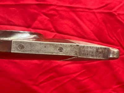 Real buffalo cowboy Winchester 1876 Swiss butt cheek piece patch box 45-75 cal - Image 13 of 19