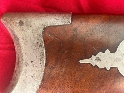 Real buffalo cowboy Winchester 1876 Swiss butt cheek piece patch box 45-75 cal - Image 6 of 19