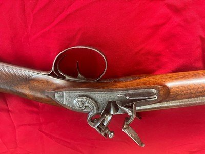 Incredible John Thomson Edinboro double barrel flintlock shotgun - Image 2 of 19