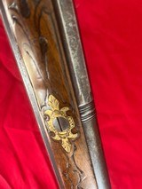 Absolutely gorgeous original 1700’s flintlock revolutionary war era flintlock swivel breech o/u rifle shotgun buck and ball double barrel rifle - Image 6 of 20