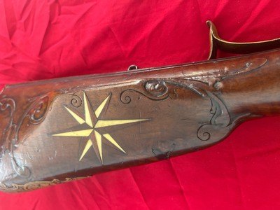 Absolutely gorgeous original 1700’s flintlock revolutionary war era flintlock swivel breech o/u rifle shotgun buck and ball double barrel rifle - Image 10 of 20