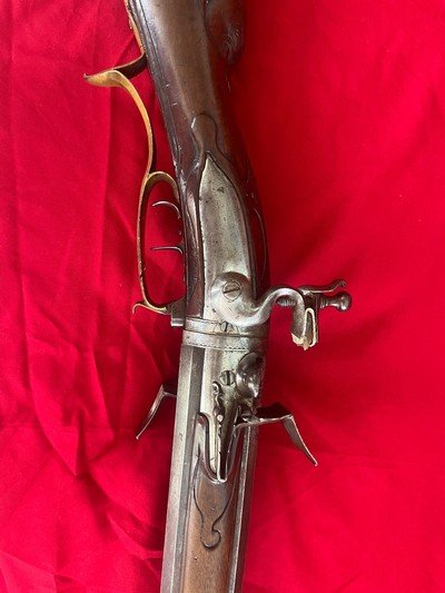 Absolutely gorgeous original 1700’s flintlock revolutionary war era flintlock swivel breech o/u rifle shotgun buck and ball double barrel rifle - Image 2 of 20