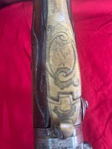 Absolutely gorgeous original 1700’s flintlock revolutionary war era flintlock swivel breech o/u rifle shotgun buck and ball double barrel rifle - Image 19 of 20