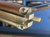 Outstanding charles ingram john middleton glasgow 2 barrel hunting sxs percussion shotgun rifle combo royal owned - Image 8 of 20