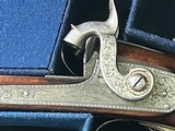 Outstanding charles ingram john middleton glasgow 2 barrel hunting sxs percussion shotgun rifle combo royal owned - Image 4 of 20