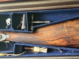 Outstanding charles ingram john middleton glasgow 2 barrel hunting sxs percussion shotgun rifle combo royal owned - Image 7 of 20