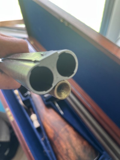 Outstanding charles ingram john middleton glasgow 2 barrel hunting sxs percussion shotgun rifle combo royal owned - Image 10 of 20